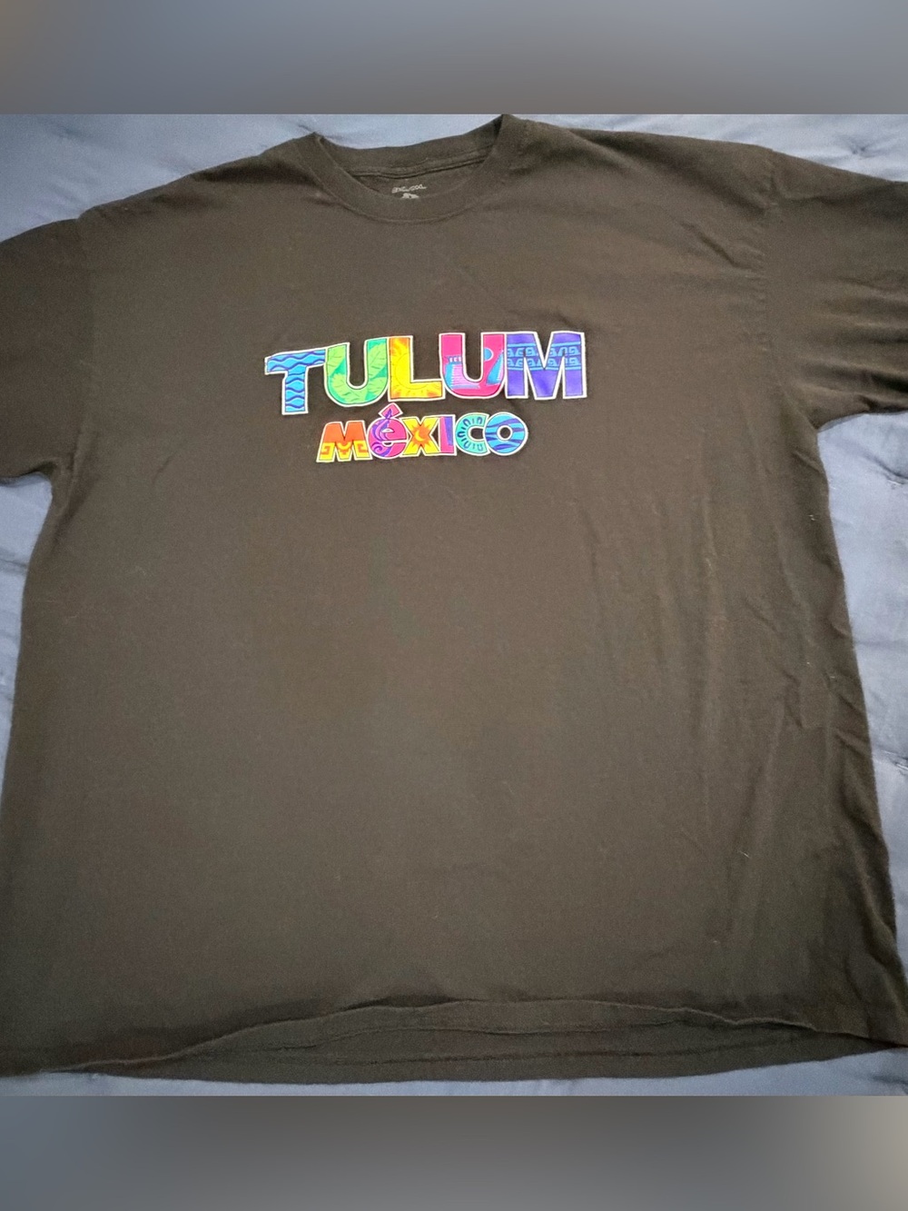 Tulum Mexico Graphic Tee NWOT- Black